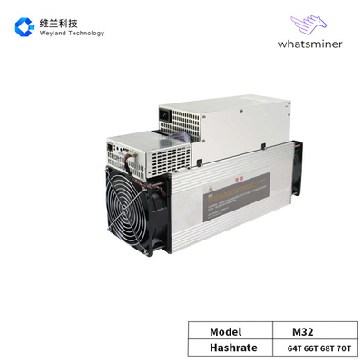 Metal Asic BTC Miners , Microbt Whatsminer M32 64T 66T 68T 70T