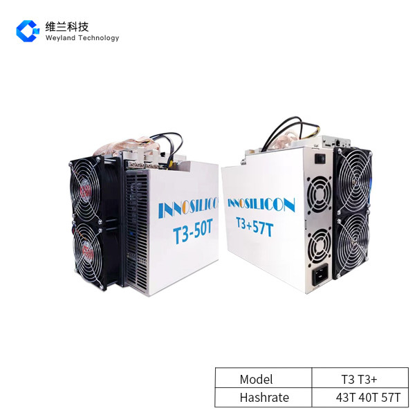 Bitcoin Asic BTC Miners Innosilicon T3 T3+ 43T 40T 50T 53T 57T